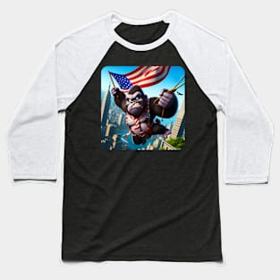 Grumpy Gorilla #40 Baseball T-Shirt